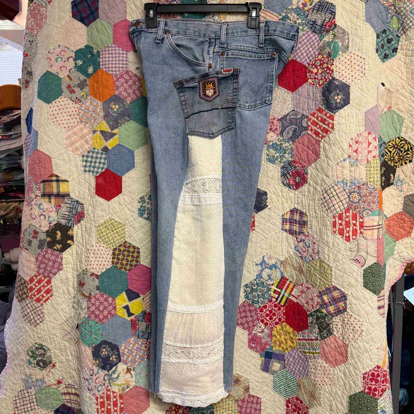 "Scout Lace" Jeans – Waist 34" Inseam 29"